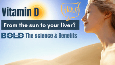 How does Vitamin D from the sun get converted into benefits for the Body?