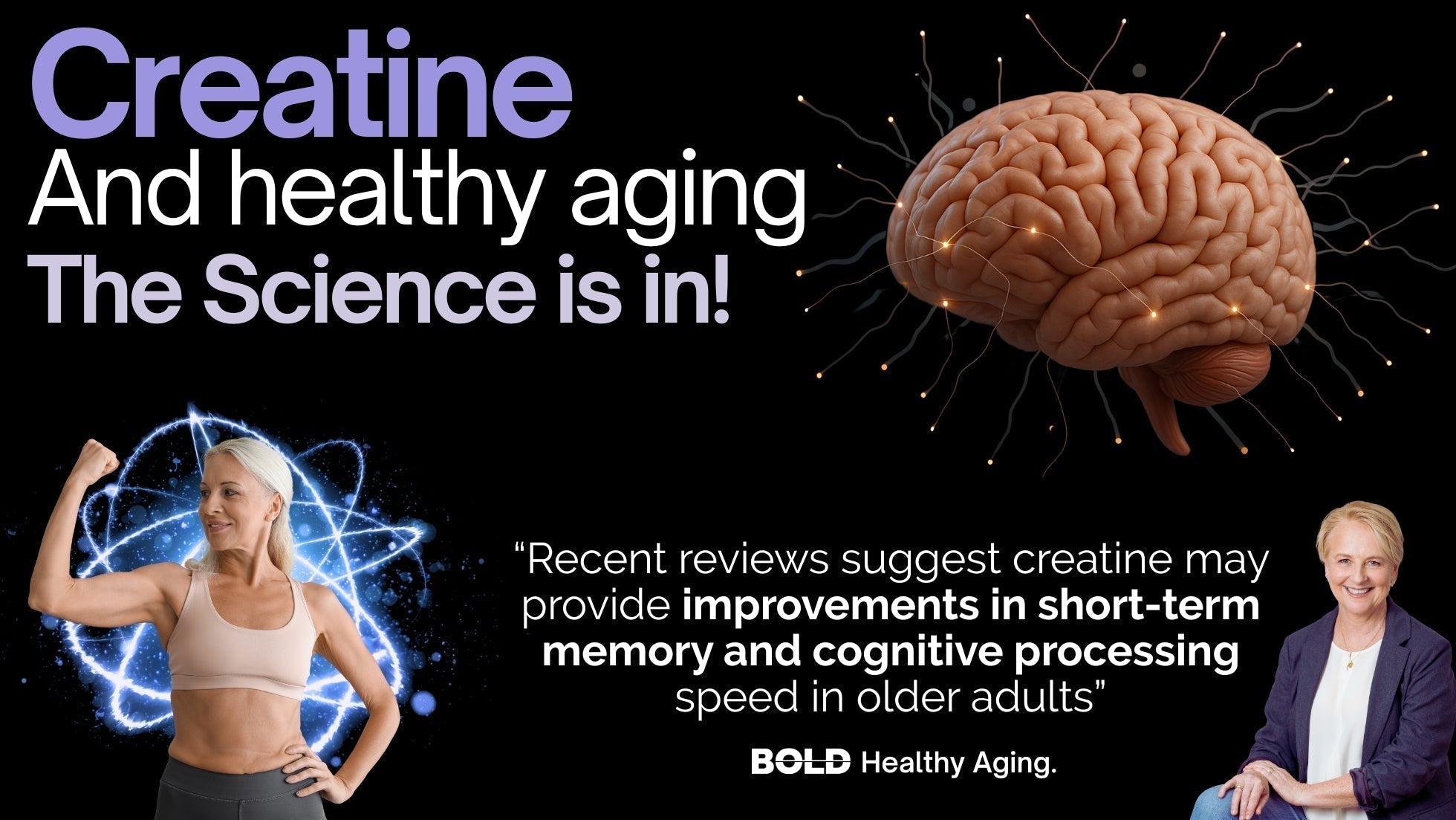 Creatine for Healthy Ageing: Strength & Brain Support – BOLD