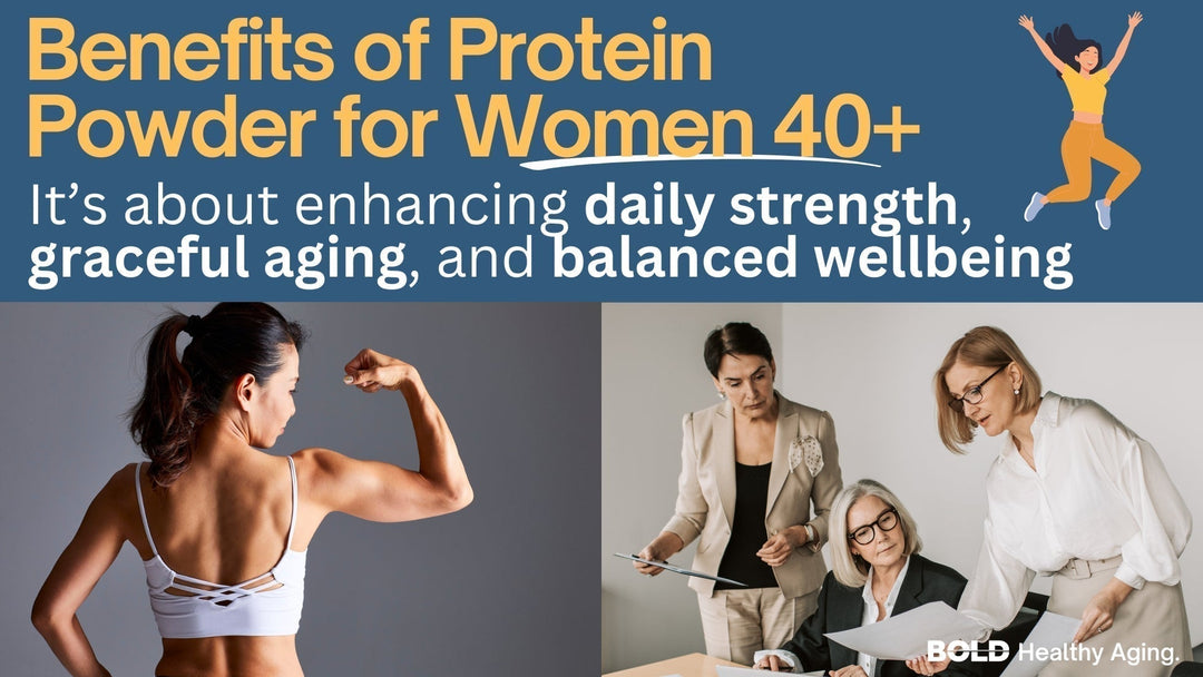 Feeling Stronger After 40: Choosing the Best Protein Powder for Ladies
