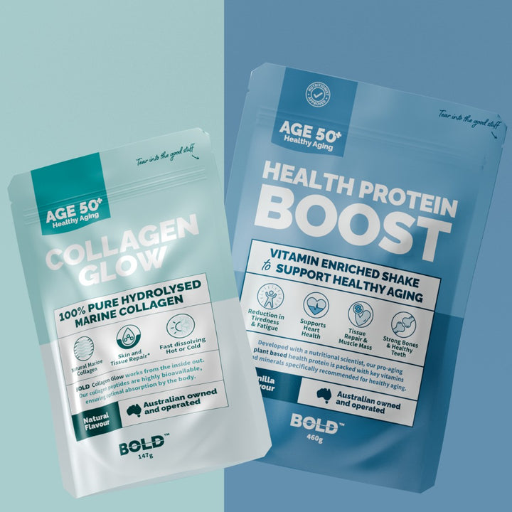 Health Protein Boost + Collagen Glow | Bold and Beautiful Bundle