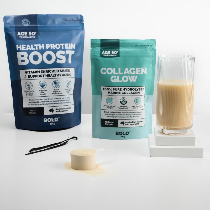 Health Protein Boost + Collagen Glow | Bold and Beautiful Bundle